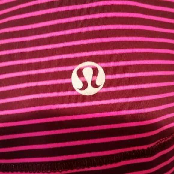 LULULEMON Stuff Your Bra Tank II Hyper Stripe EUC sz 2 - Picture 10 of 11
